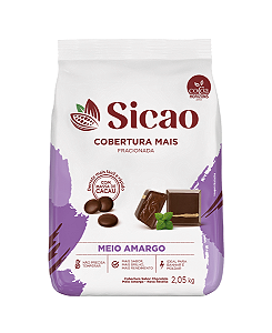 COBERTURA GOTAS MEIO AMARGO 2,05KG SICAO MAIS