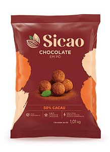 CHOCOLATE EM PO 50% CACAU 1,01KG SICAO