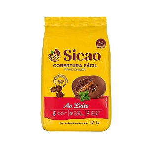 COBERTURA GOTAS AO LEITE 1,01KG SICAO FACIL