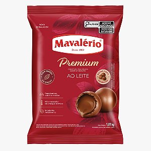 COBERTURA GOTAS PREMIUM AO LEITE 1,01KG MAVALERIO