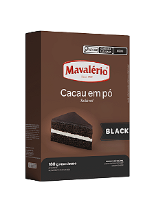 CACAU EM PO BLACK 180GR MAVALERIO
