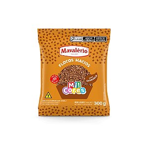 FLOCOS MACIO SABOR CARAMELO MIL CORES 300GR