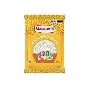 GRANULADO CROCANTE BRANCO MIL CORES 500GR MAVALERIO