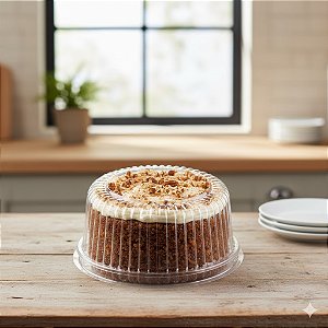 EMBALAGEM PARA BOLO G32MM TORTA MEDIA MINI BRANCA UN GALVANOTEK