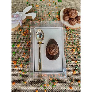 CAIXA OVO DE COLHER 50GR BRANCA MAX PAPER