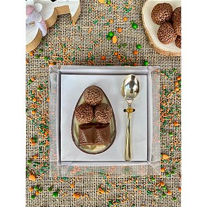 CAIXA OVO DE COLHER 100GR/150GR BRANCA MAX PAPER