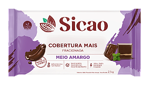 COBERTURA BARRA MEIO AMARGO 2,1KG SICAO MAIS