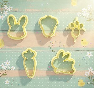 KIT CORTADORES PÁSCOA BLUESTAR PCT/5UN