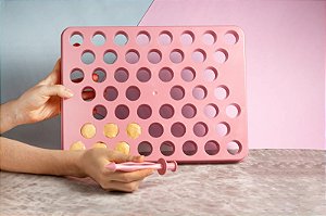 PLACA PORCIONADORA C/ EMPURRADOR 15GR 50 FUROS BLUESTAR