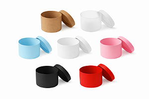 CAIXA ACRÍLICA REDONDA 3,5L 20X12CM