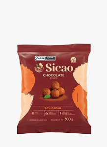CHOCOLATE EM PÓ 50% CACAU 300GR SICAO