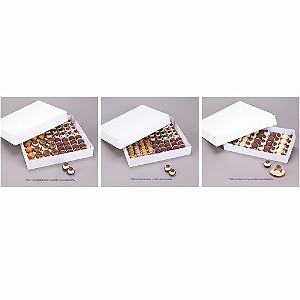 CAIXA PARA DOCES BRANCA JANGO