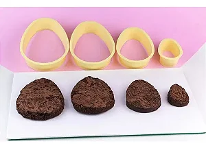 KIT CORTADOR BROWNIE OVO PCT/4UN BLUESTAR