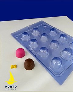 FORMA ACETATO 500 BOMBOM CEREJA LISA PORTO FORMAS