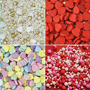 CONFEITOS DE AÇÚCAR CORAÇÃO JADY CONFEITOS