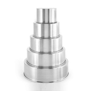 FORMA REDONDA ALUMÍNIO 10CM RS FORMAS