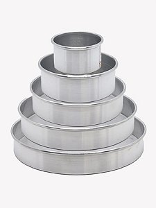 FORMA REDONDA ALUMÍNIO 5CM RS FORMAS