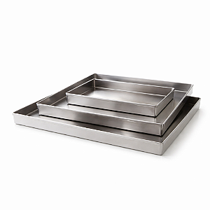 ASSADEIRA BROWNIE ALUMÍNIO 3CM RS FORMAS