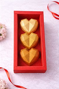 CAIXA PARA 3 TRUFAS CORAÇÃO PCT/6UN MAX PAPER