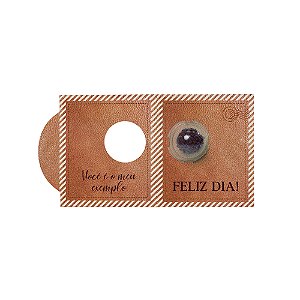 CARTÃO P/BOMBOM C/BLISTER PAI TE AMO CROMUS