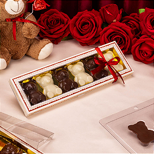 CAIXA PARA 6 URSINHOS DOLCE AMORE JANGO