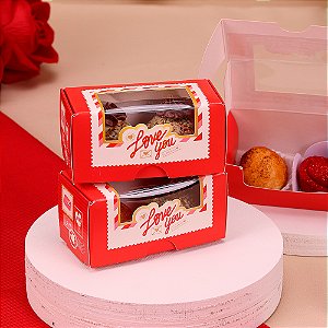 CAIXA P/2 DOCES COM VISOR LOVE YOU JANGO