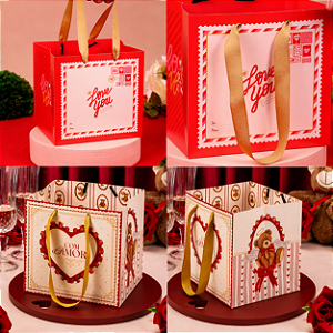 SACOLA PEQUENA LOVE PCT/5UN JANGO