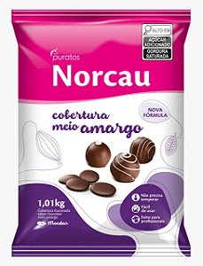 COBERTURA MOEDAS PREMIUM MEIO AMARGO 1,01KG NORCAU