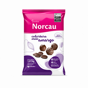 COBERTURA MOEDAS PREMIUM MEIO AMARGO 1,01KG NORCAU