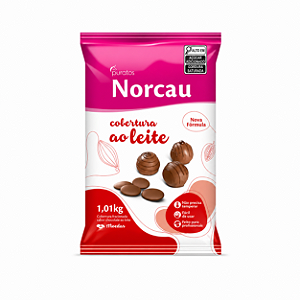 COBERTURA MOEDAS PREMIUM AO LEITE 1,01KG NORCAU