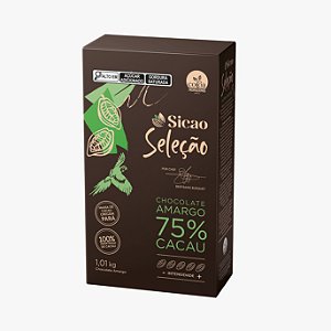 CHOCOLATE GOTAS AMARGO 75% CACAU SELEÇAO SICAO
