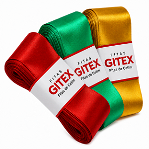 FITA DE CETIM Nº 09 38MM GITEX 10MT