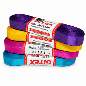 FITA DE CETIM Nº 02 10MM GITEX 10MT