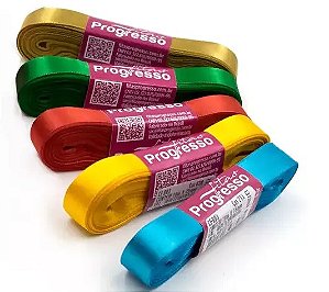 FITA DE CETIM Nº 03 15MM PROGRESSO 10MT