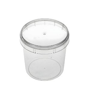 POTE REDONDO COM LACRE 220ML PCT/10UN PLASTILÂNIA