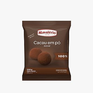 CACAU EM PÓ ALCALINO 500GR MAVALÉRIO