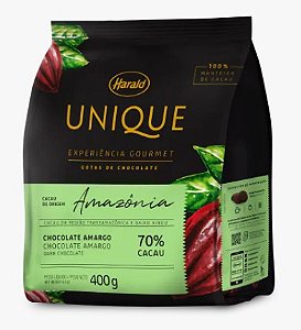 CHOCOLATE GOTAS AMAZONIA 70% UNIQUE 400GR HARALD