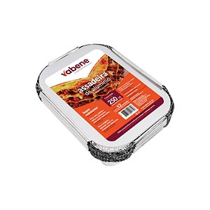 MARMITINHA/ASSADEIRA C/TAMPA CARTÃO 250ML PCT/12UN VABENE