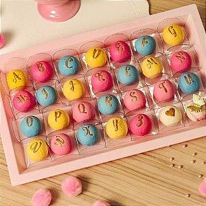 KIT CARIMBOS LETRAS GLAMOUR 2CM BLUESTAR