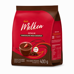 CHOCOLATE GOTAS MEIO AMARGO MELKEN HARALD