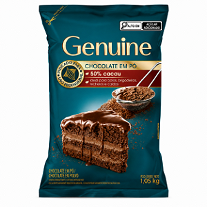 CHOCOLATE EM PÓ 50% CACAU 1,05KG GENUINE