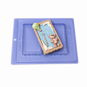FORMA ACETATO 432 PLACA RETANGULAR BABADO PORTO FORMAS