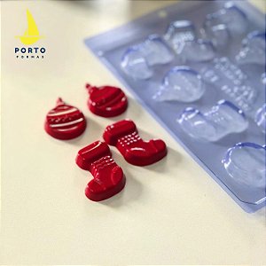 FORMA ACETATO 161 APLIQUE BOLA E BOTINHA PORTO FORMAS