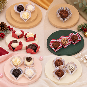FORMINHA P/ DOCES 4 PÉTALAS NATAL PCT/50UN JANGO