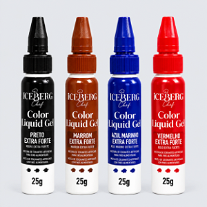 CORANTE LIQUID GEL EXTRA FORTE 25GR ICEBERG