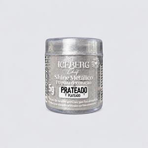 PÓ PARA DECORAÇÃO PRATA 5GR ICEBERG