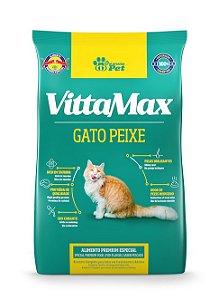 Ração Alimento Premium Para Gato Sabor Peixe Vittamax