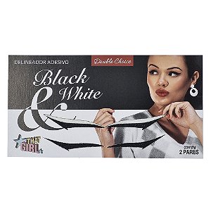 Delineador Adesivo Black&White - Double Choice