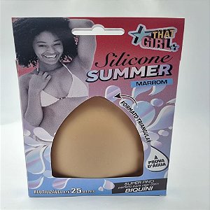 Silicone Adesivo SUMMER para Seios That Girl - Marrom