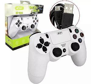 Dualshock 4 Branco p/ PS4 com Fio